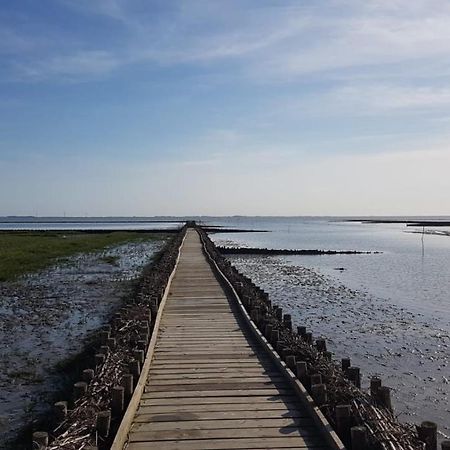 Wohnmobilstellplatz Hemenswarft an der Nordsee - Meerblick Emmelsbüll-Horsbüll Exterior foto