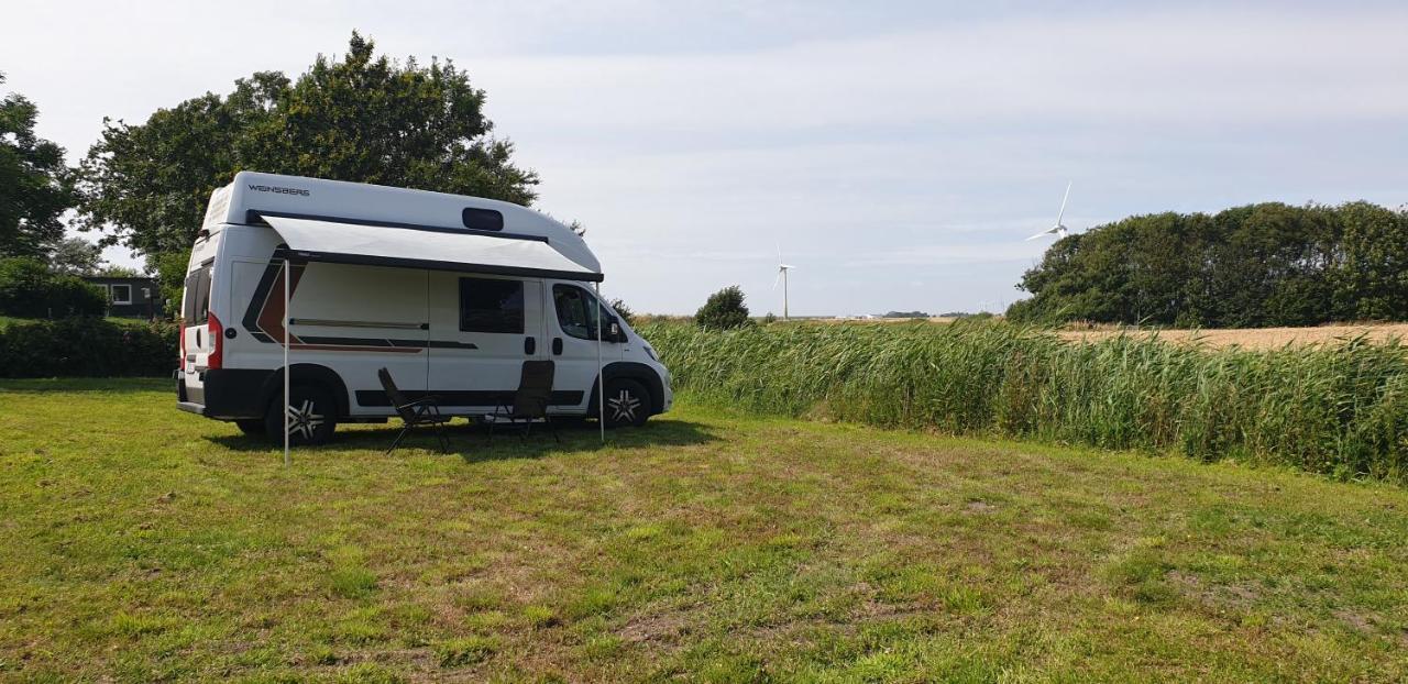 Wohnmobilstellplatz Hemenswarft an der Nordsee - Meerblick Emmelsbüll-Horsbüll Exterior foto