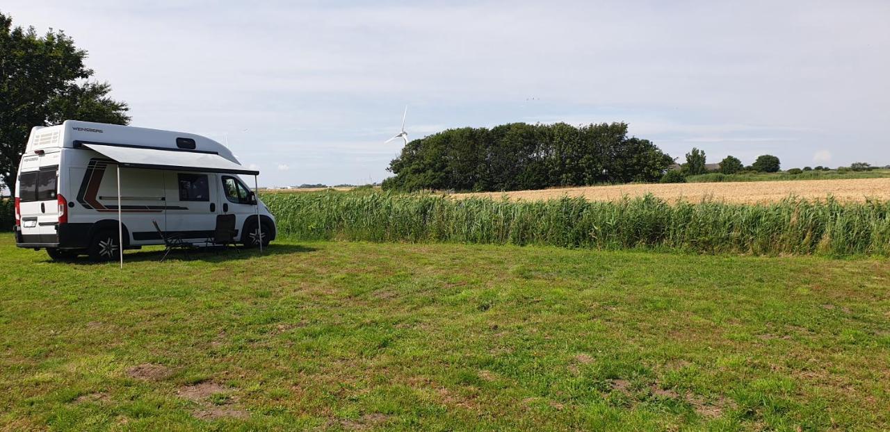 Wohnmobilstellplatz Hemenswarft an der Nordsee - Meerblick Emmelsbüll-Horsbüll Exterior foto