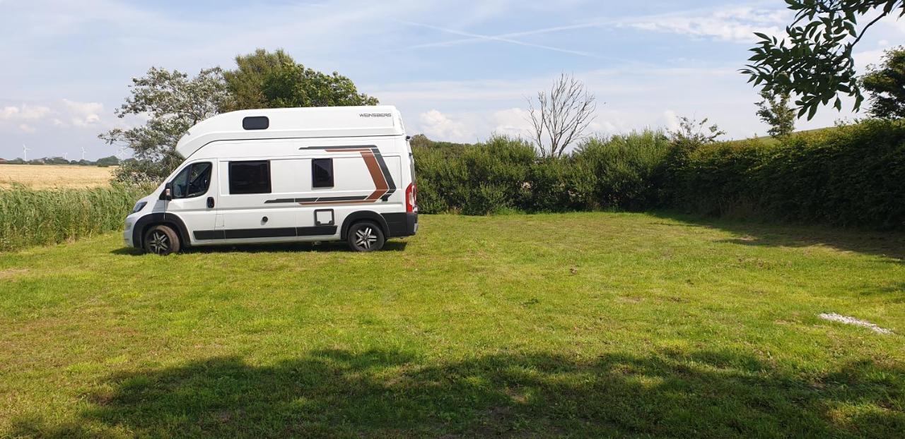 Wohnmobilstellplatz Hemenswarft an der Nordsee - Meerblick Emmelsbüll-Horsbüll Exterior foto