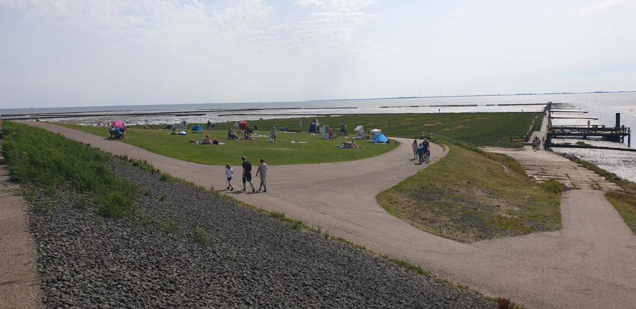Wohnmobilstellplatz Hemenswarft an der Nordsee - Meerblick Emmelsbüll-Horsbüll Exterior foto