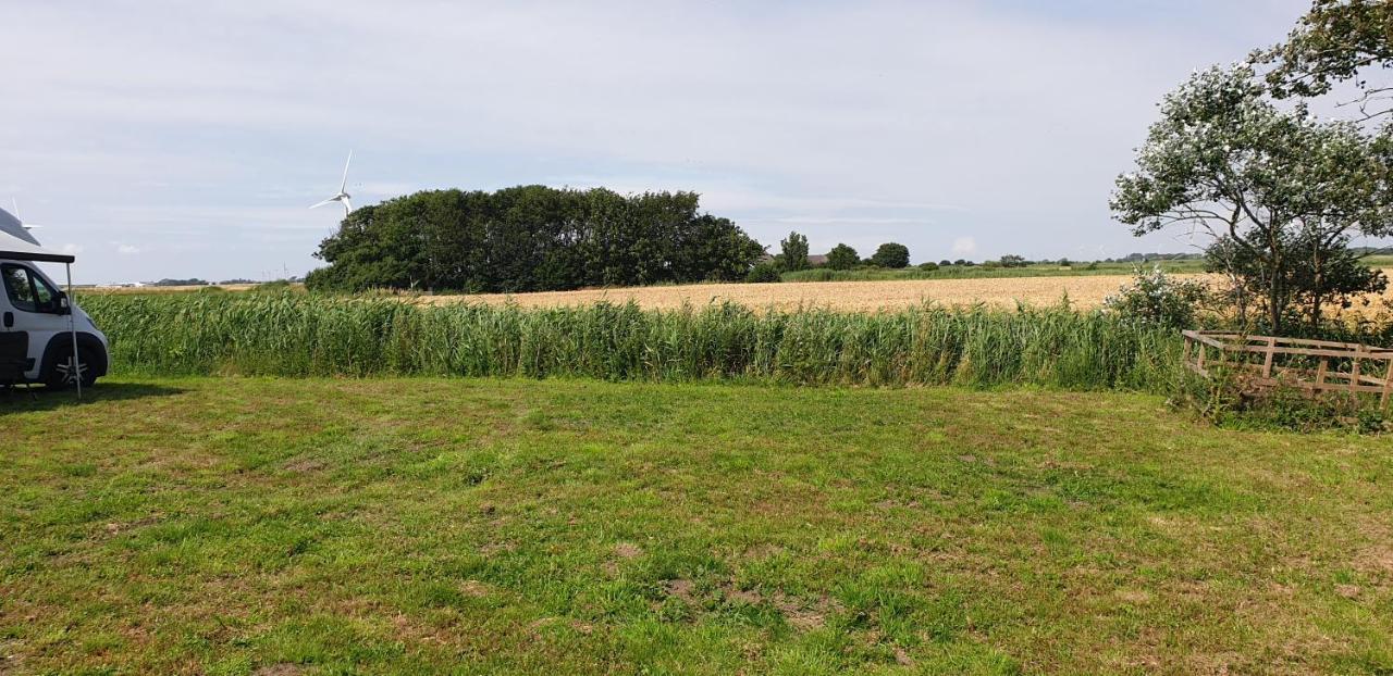 Wohnmobilstellplatz Hemenswarft an der Nordsee - Meerblick Emmelsbüll-Horsbüll Exterior foto