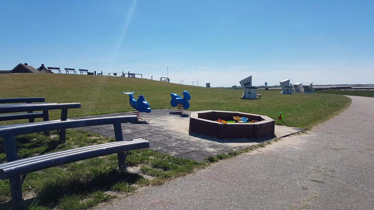 Wohnmobilstellplatz Hemenswarft an der Nordsee - Meerblick Emmelsbüll-Horsbüll Exterior foto
