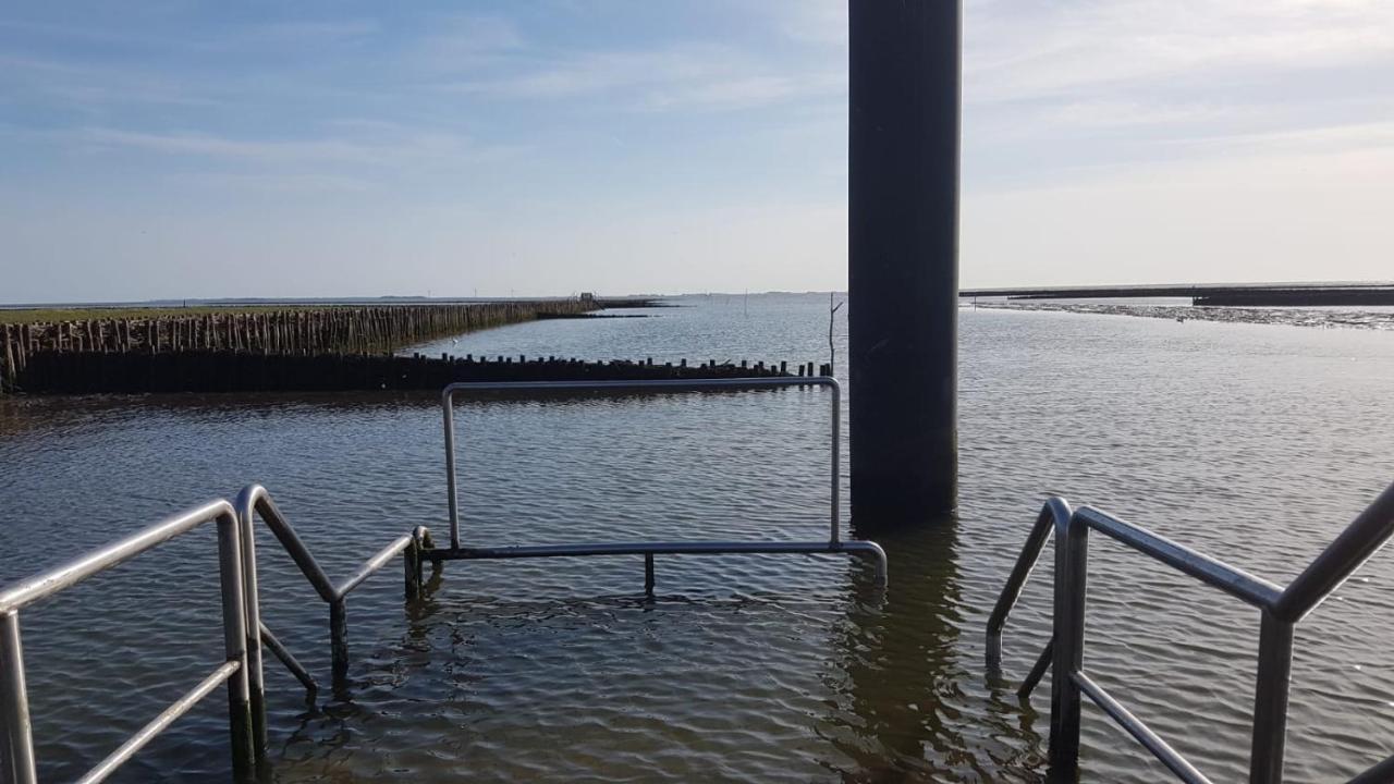 Wohnmobilstellplatz Hemenswarft an der Nordsee - Meerblick Emmelsbüll-Horsbüll Exterior foto