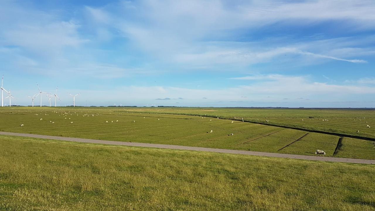 Wohnmobilstellplatz Hemenswarft an der Nordsee - Meerblick Emmelsbüll-Horsbüll Exterior foto